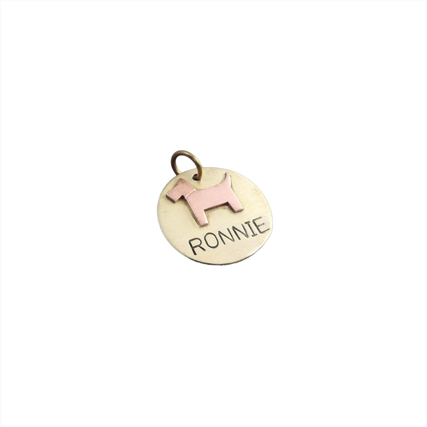 Custom Dog Silhouette Tag ID