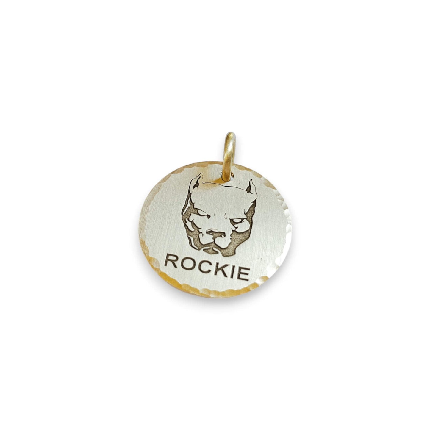 Médaille d'identification pour chien Pitbull