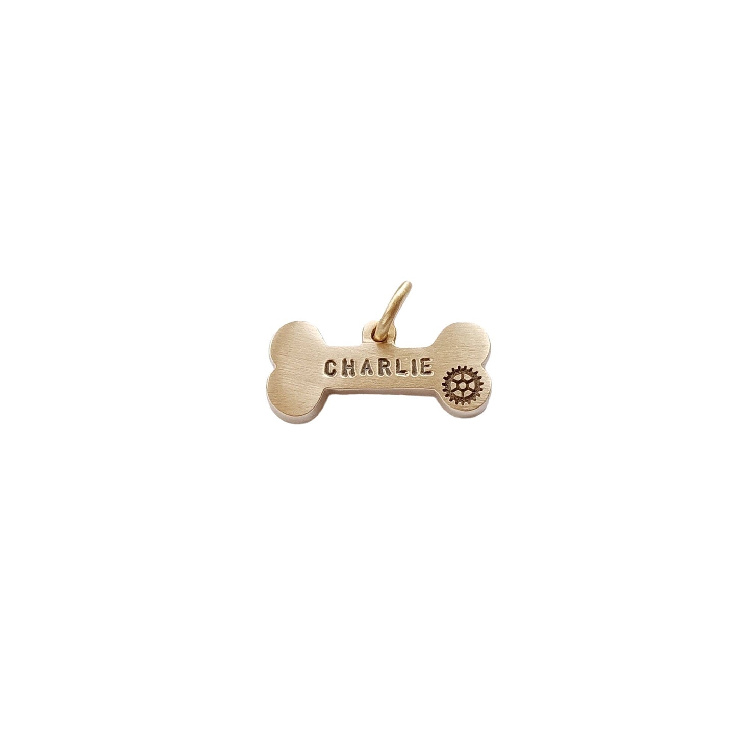 Plaque d'identification pour chien Gear Bone