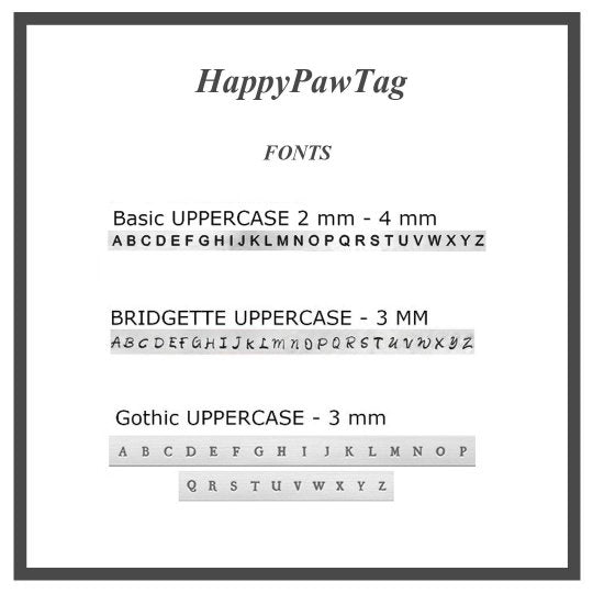 Custom Water Drop Dog ID Tag
