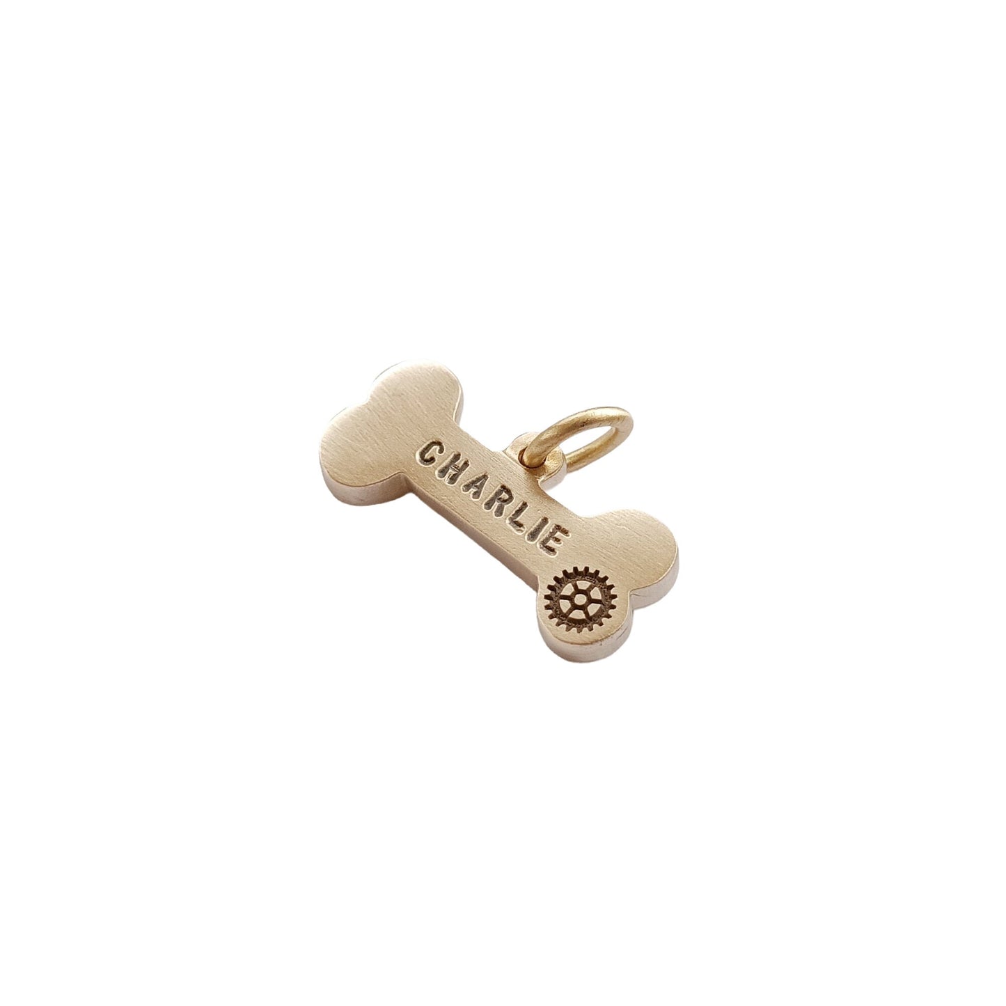 Plaque d'identification pour chien Gear Bone