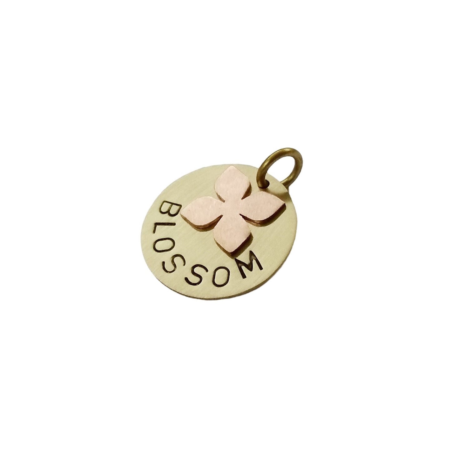 Personalized Blossom Flower Dog Tag ID for Collar