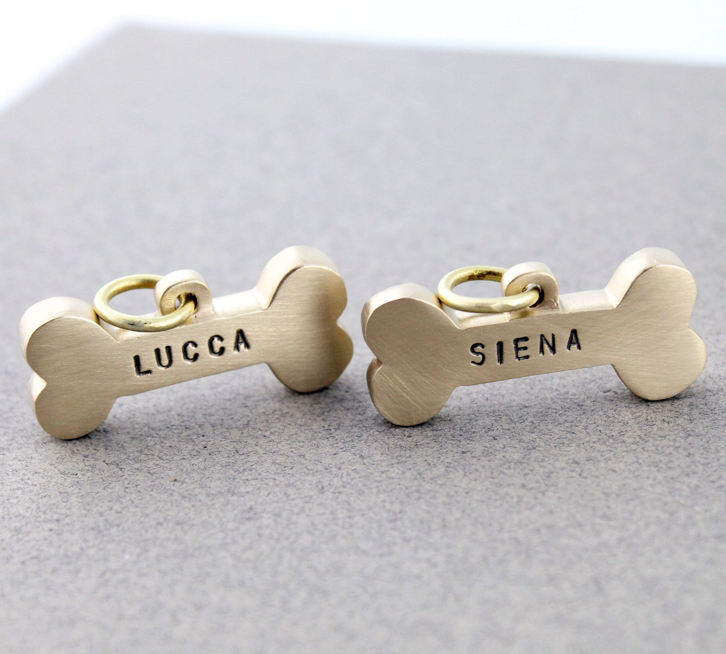Custom  Personalized Solid Bone Dog ID Tag