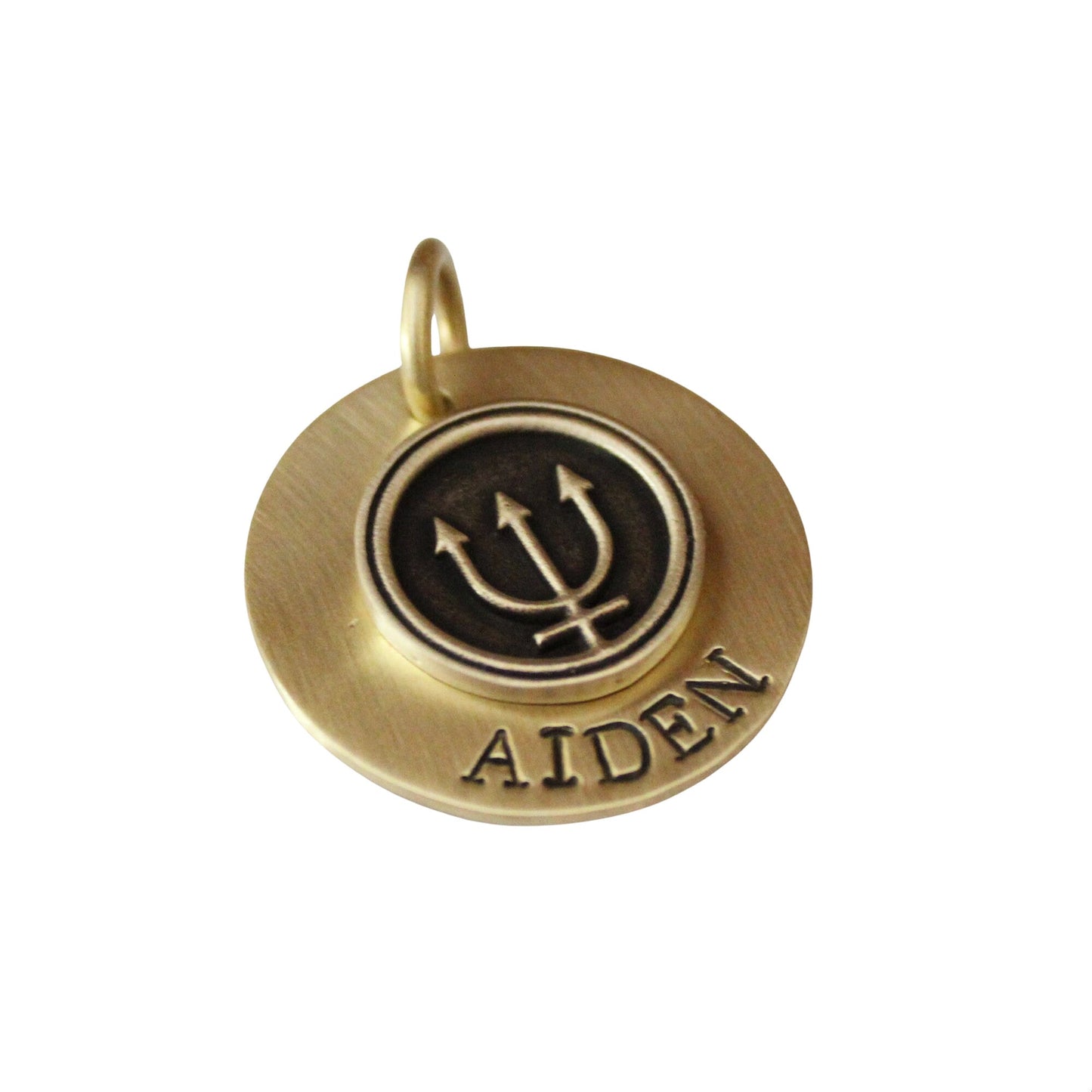 Personalized Trident Dog Tag ID