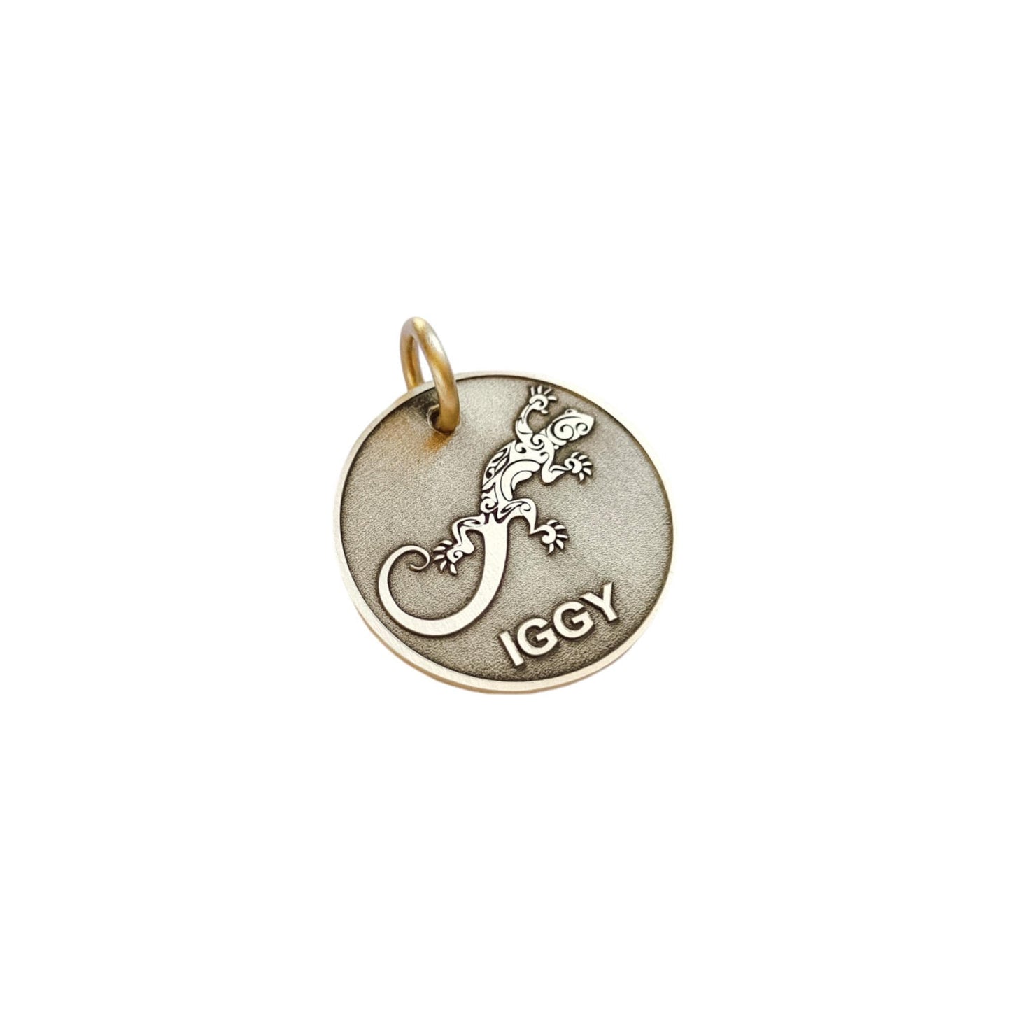 Gecko Dog ID Tag for Collar