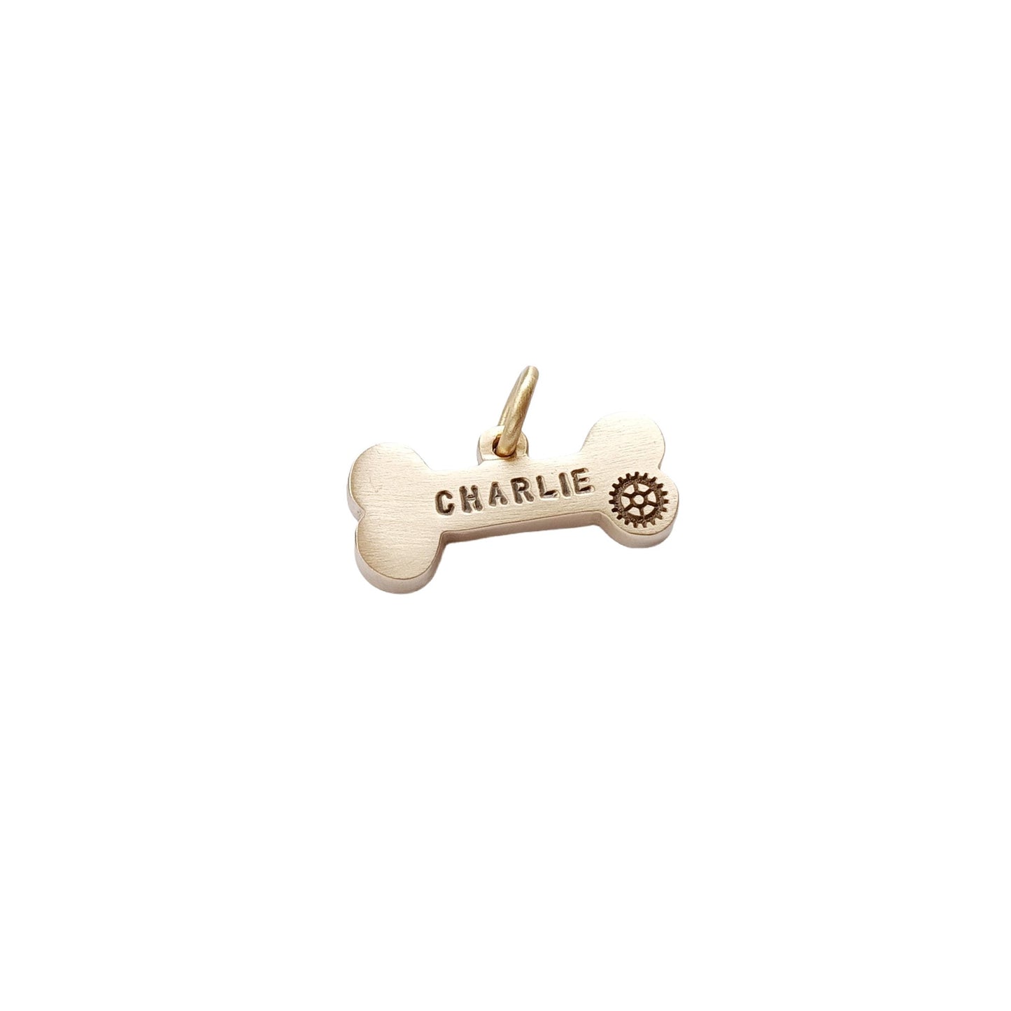 Plaque d'identification pour chien Gear Bone
