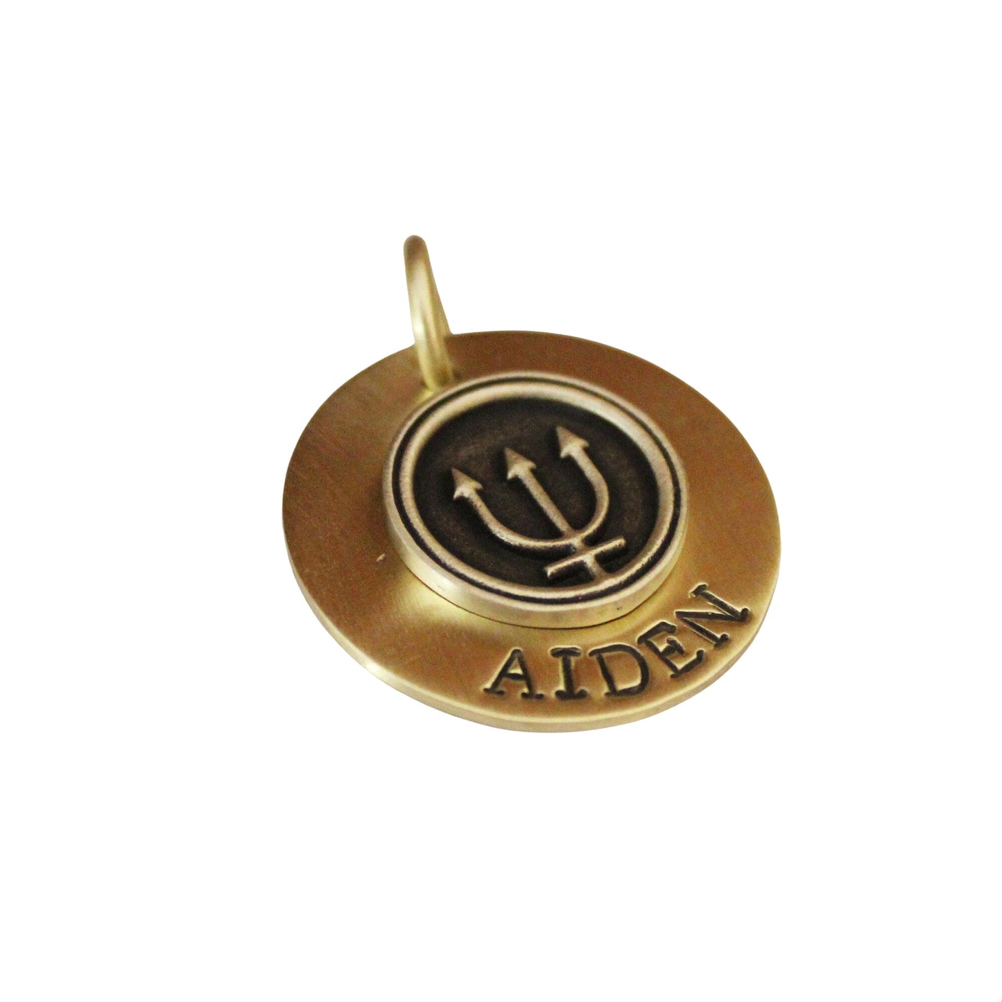 Personalized Trident Dog Tag ID