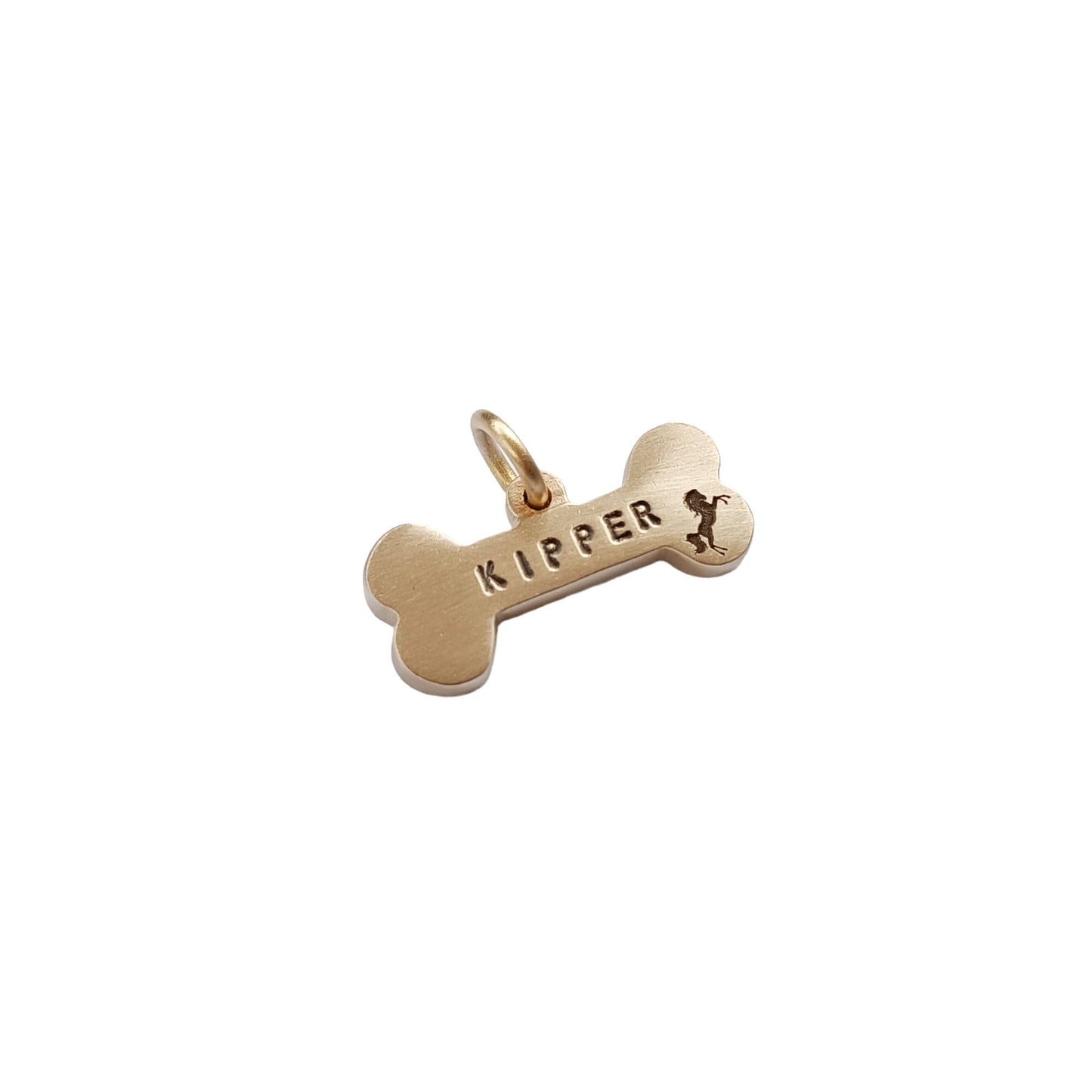 Dog Bone ID Tag with Horse