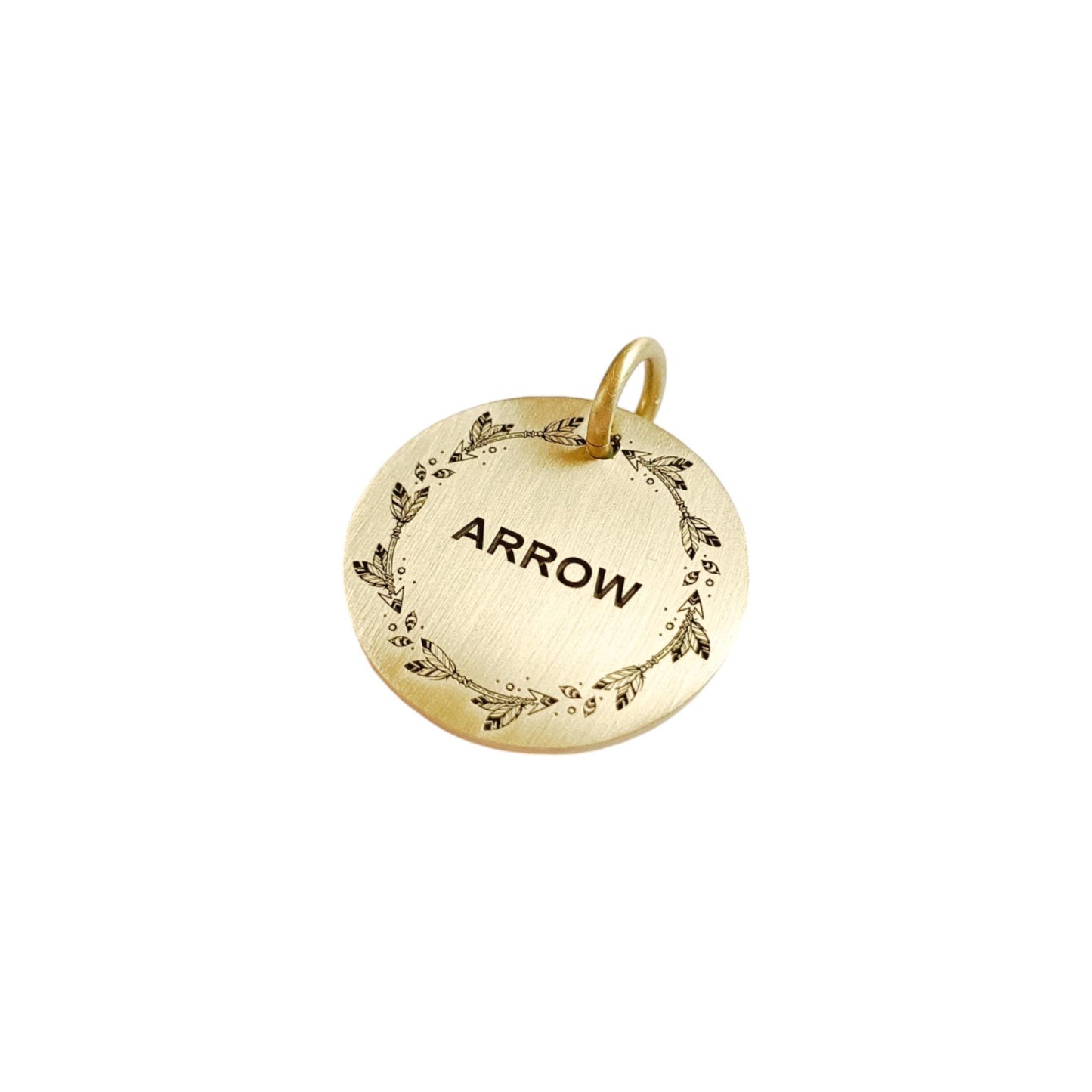 Feathered Arrow Dog ID Tag