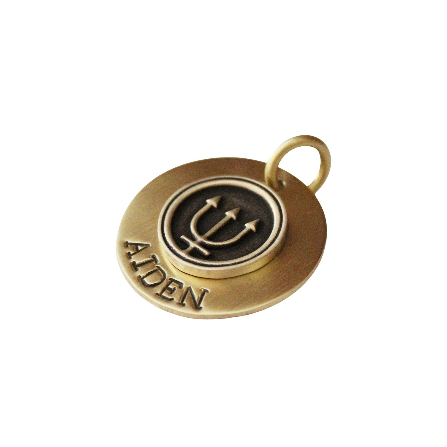 Personalized Trident Dog Tag ID