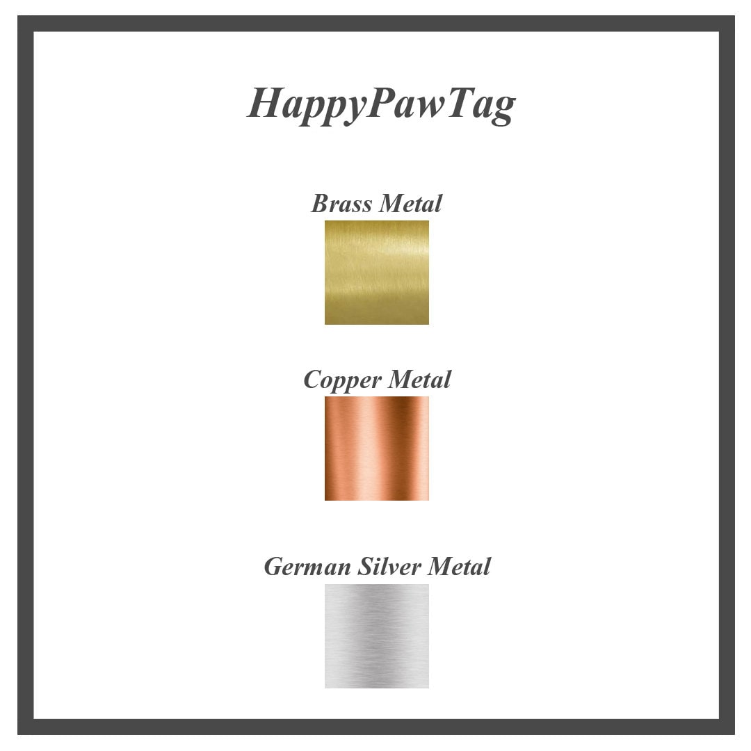 Custom Layered Heart Dog Tag ID