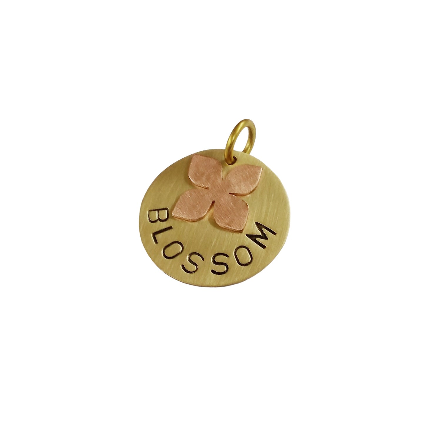 Personalized Blossom Flower Dog Tag ID for Collar