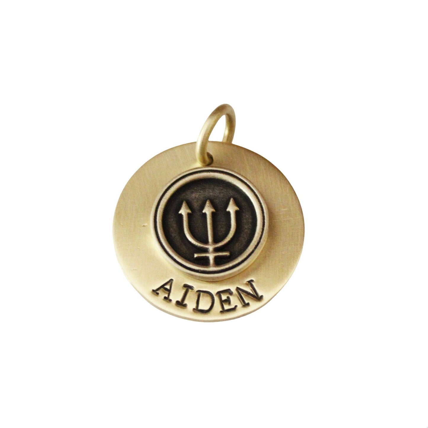 Personalized Trident Dog Tag ID