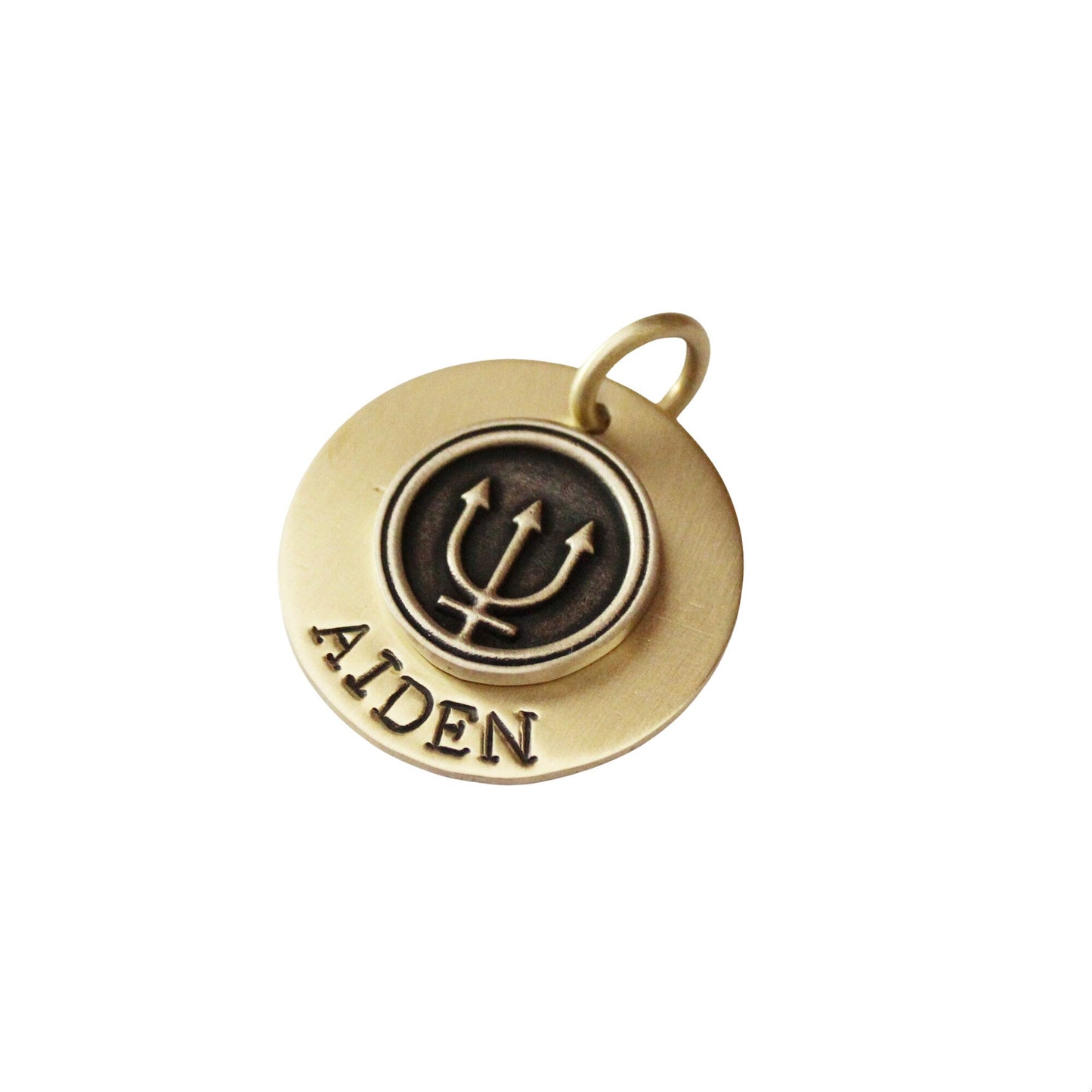 Personalized Trident Dog Tag ID