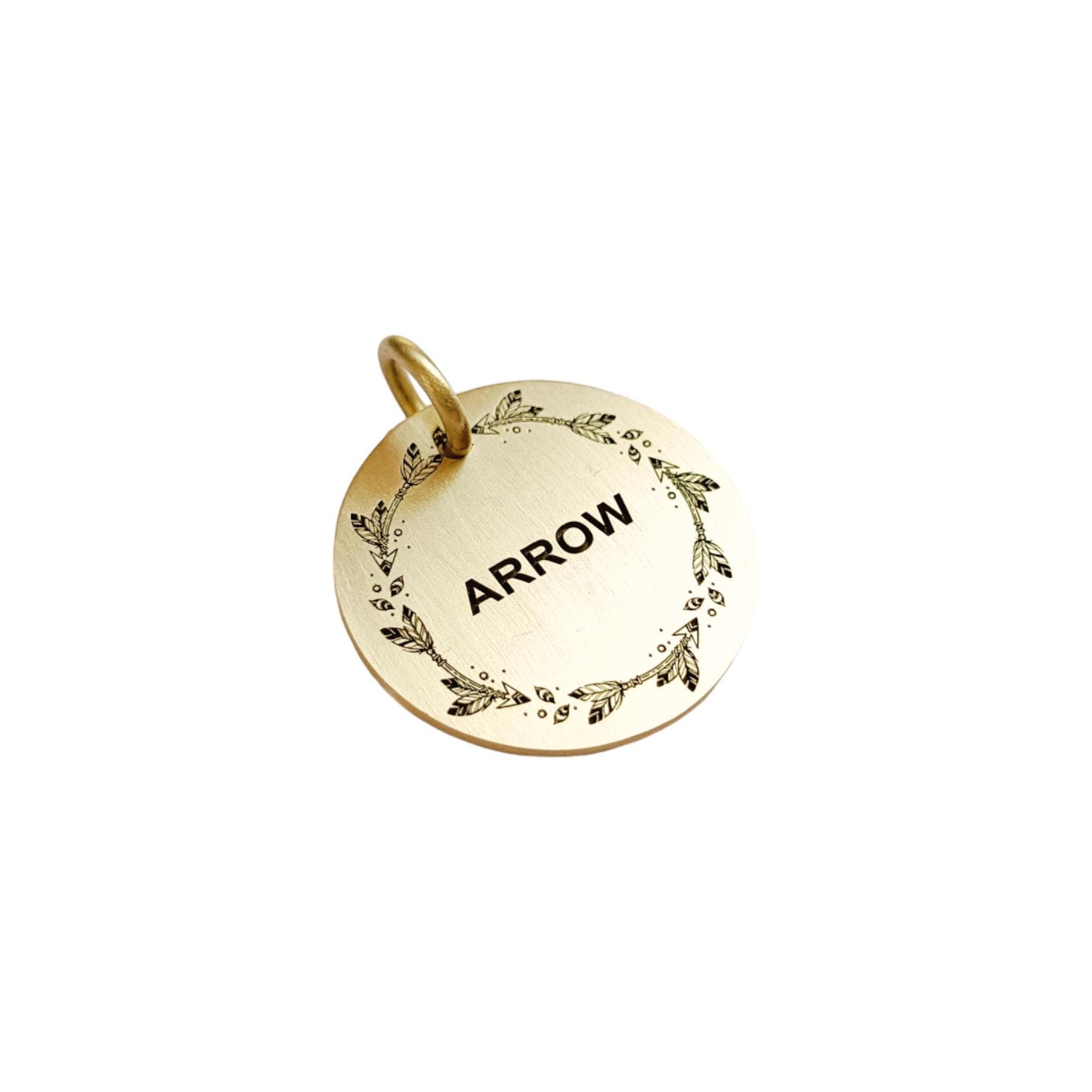 Feathered Arrow Dog ID Tag
