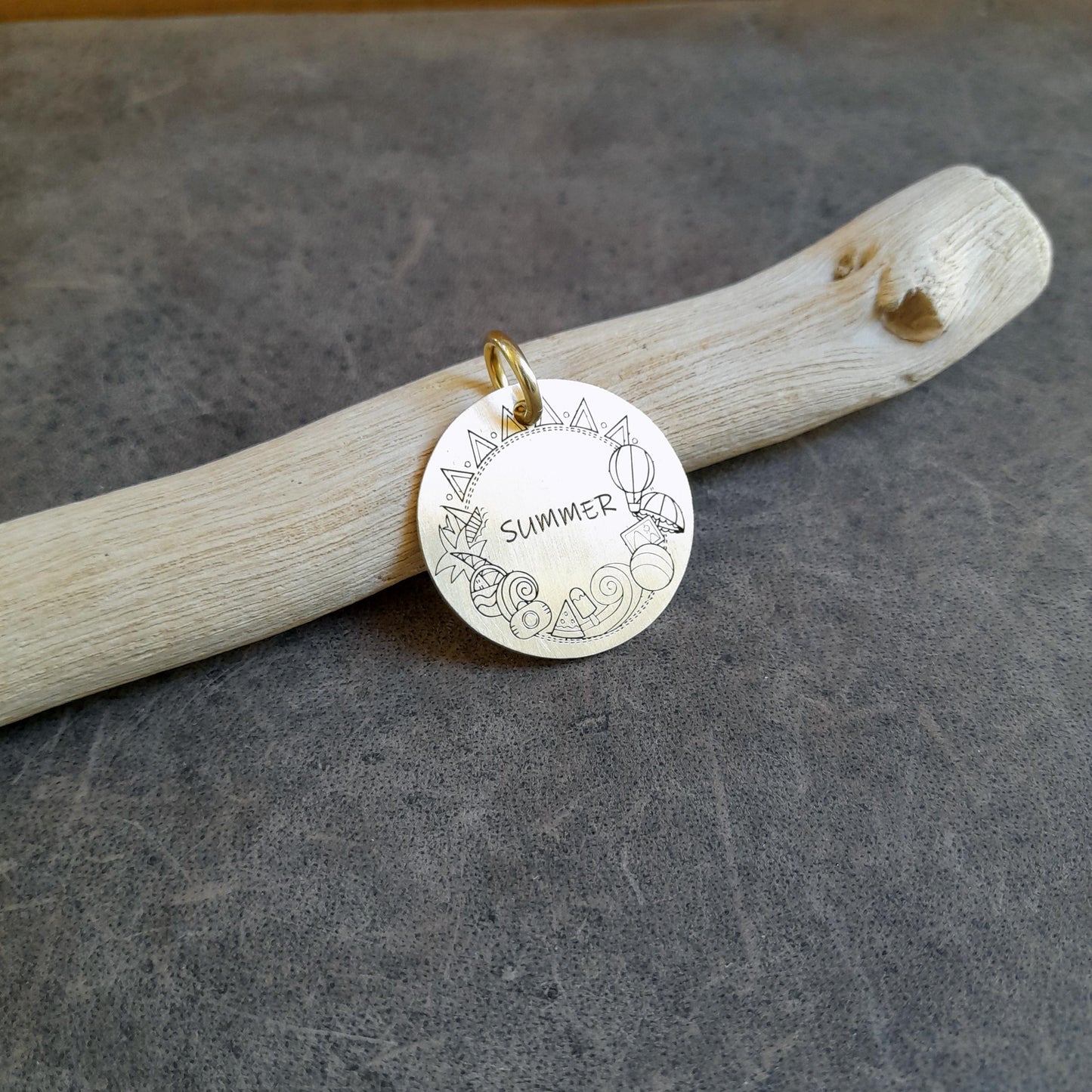 Ice Cream Dog ID Tag