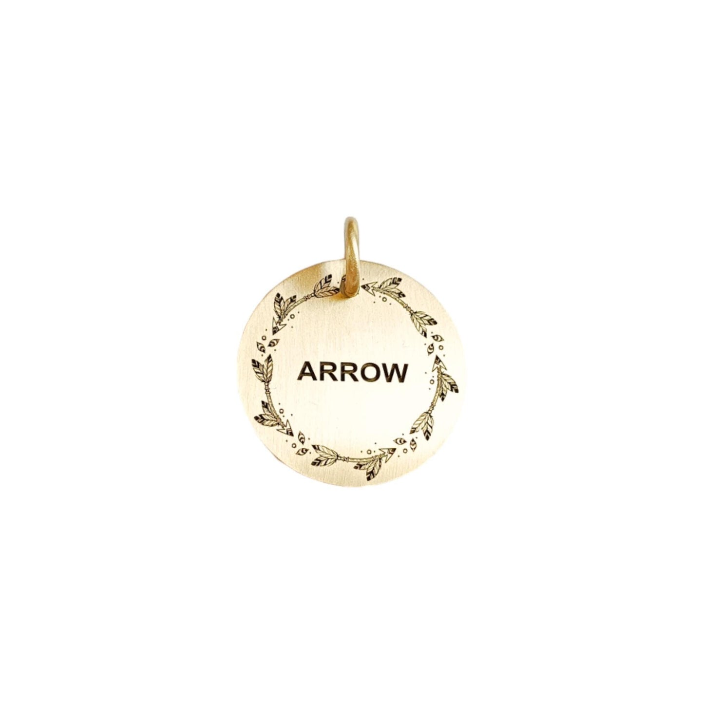 Feathered Arrow Dog ID Tag